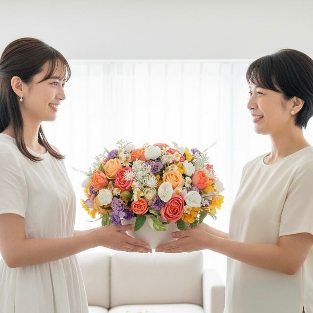 母の日ギフト 風薫る彩りを贈る 光触媒フラワー Mサイズ フラワー