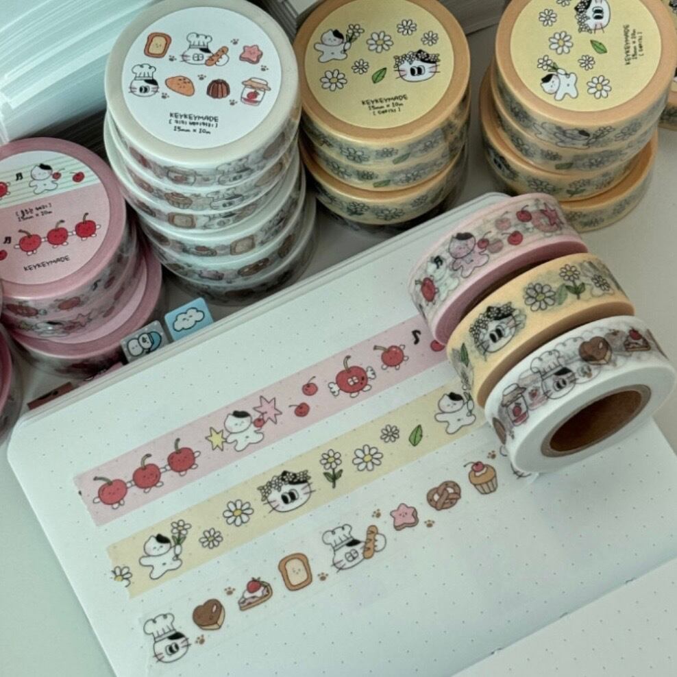 ★予約 KEYKEYMADE 〔masking tape -3種類-〕