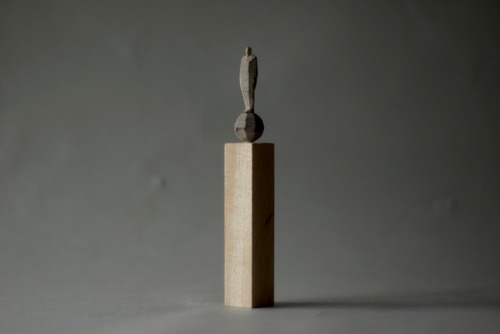 (078)wood figure-mini台付_047
