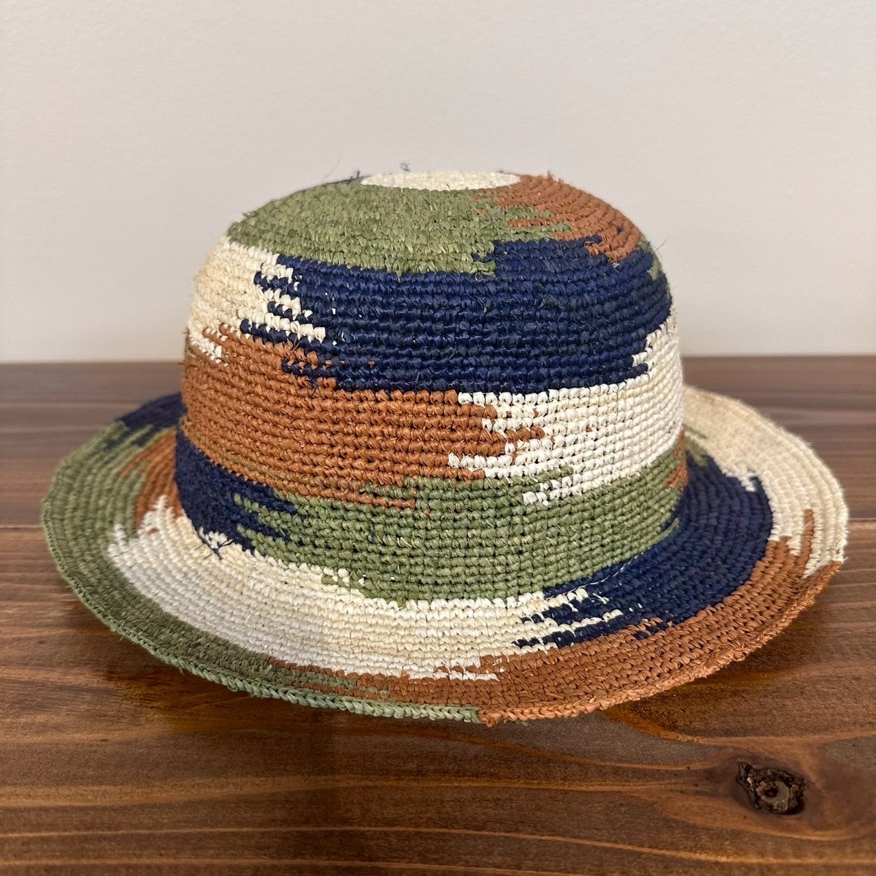 ラフィア バケットハット