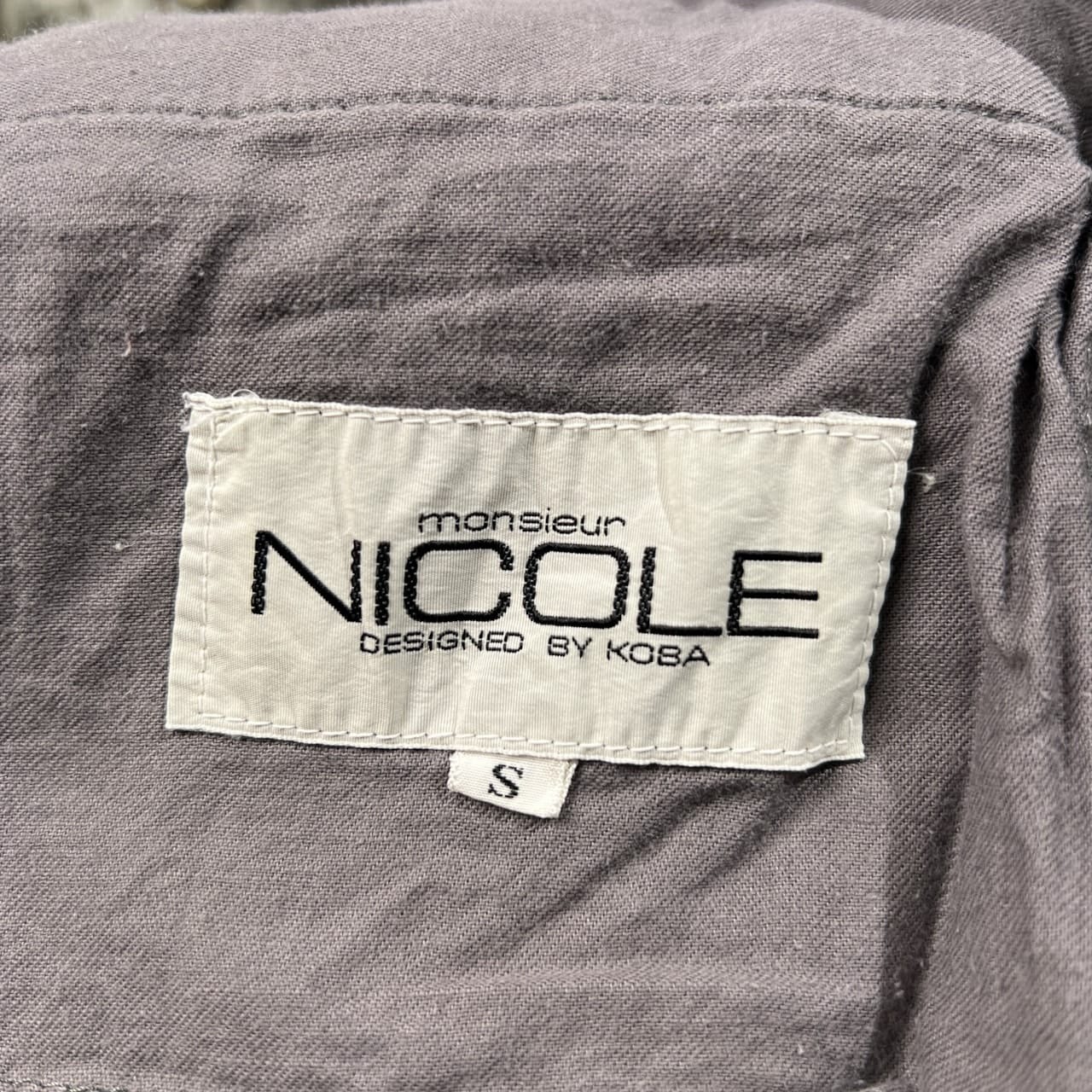 希少 レア NICOLE ニコル ウール スラックスパンツ サイズ S /ビンテージ/グリーン