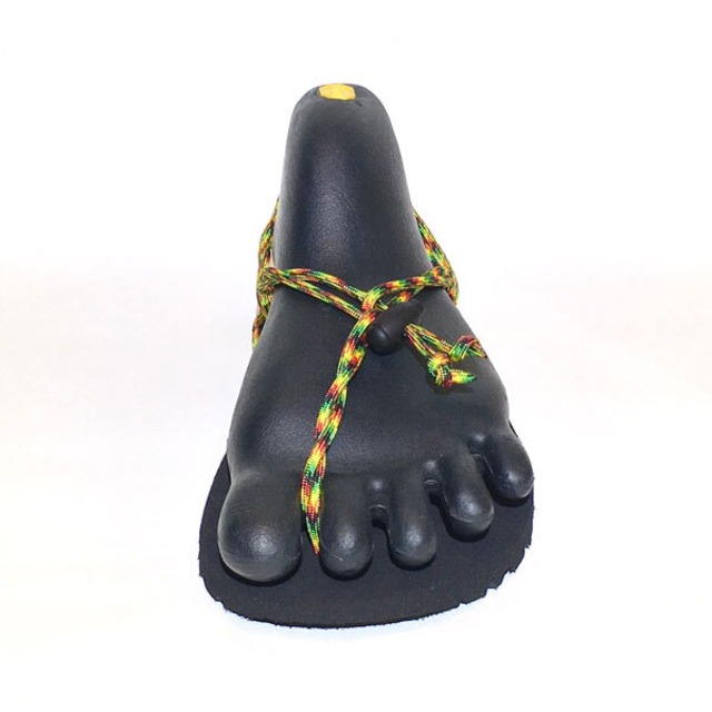 Gripdrop ワラーチ 01 Black Rasta Color Runplus