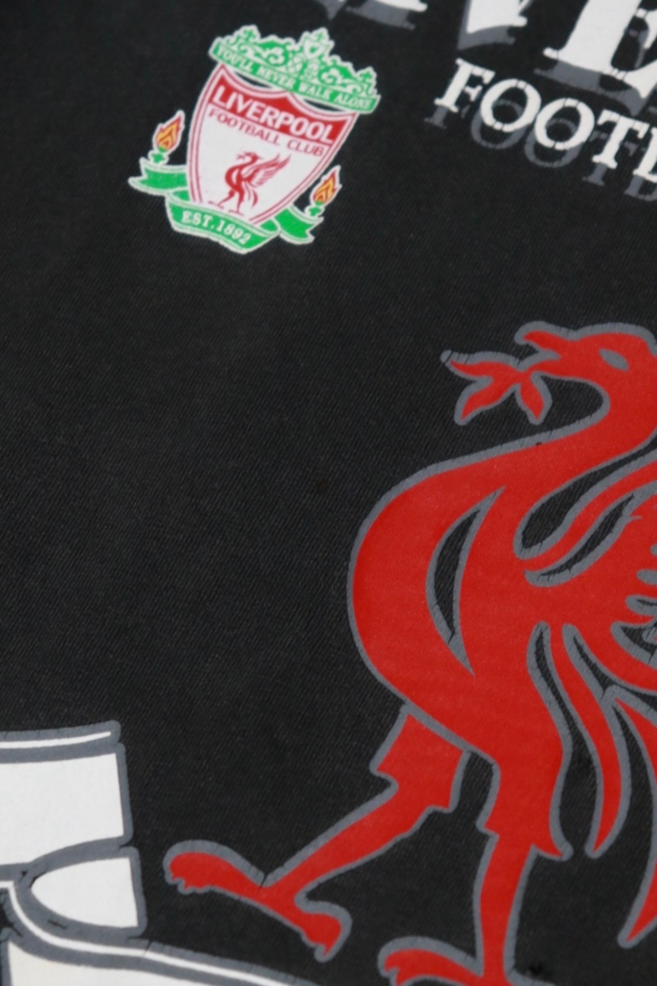 Liverpool Football Club black t shirt