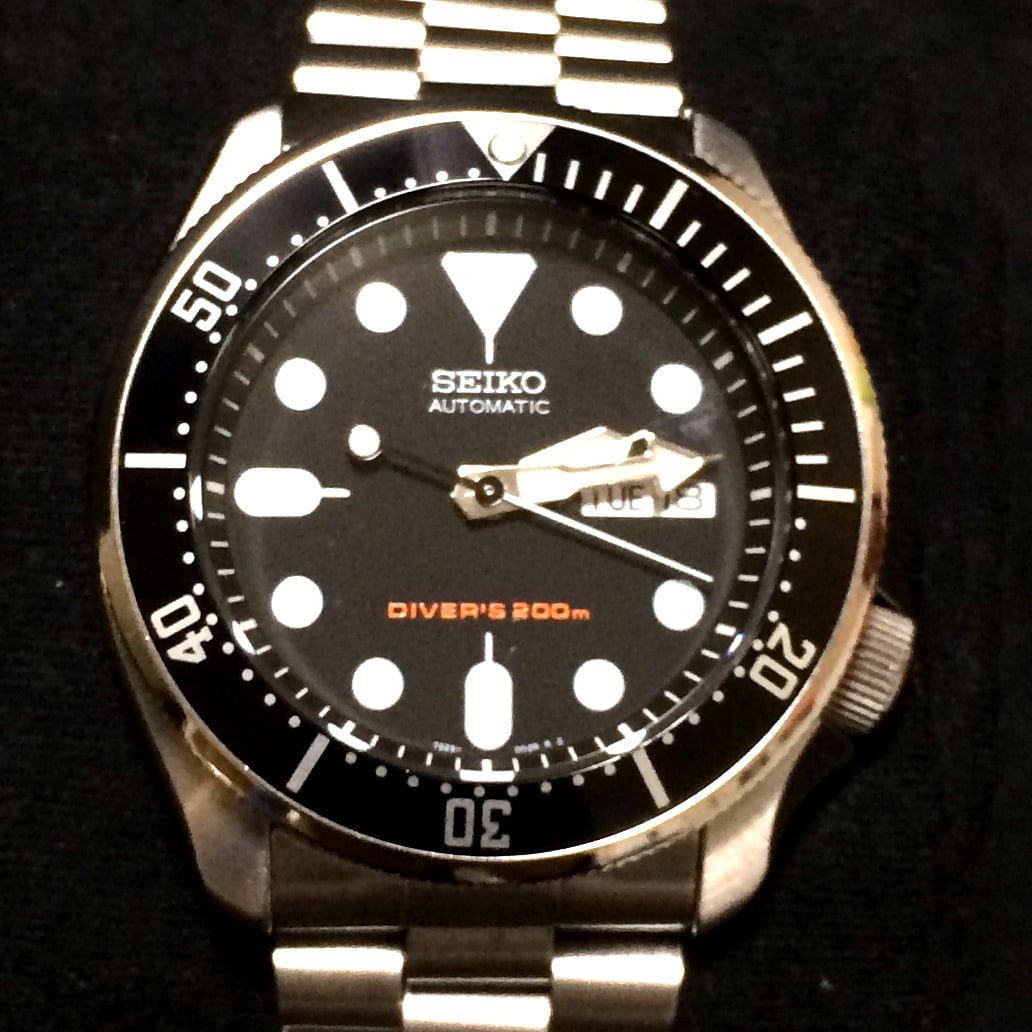 SMPタイプ（黒）ベゼルインサート for SKX007 SKX009 SBZI-SMPB | ARK