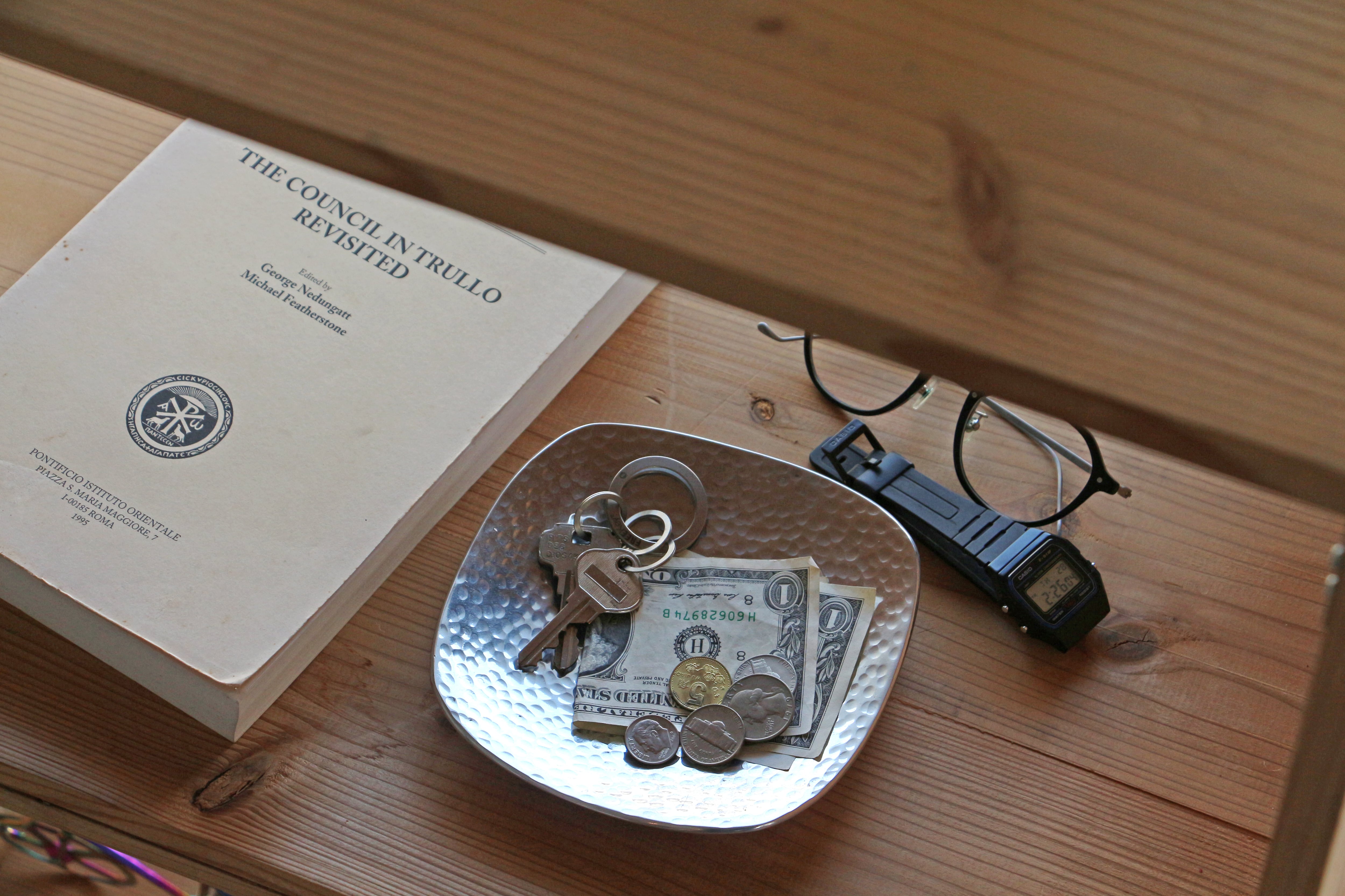 aluminum tray " round square " upcycle product from india