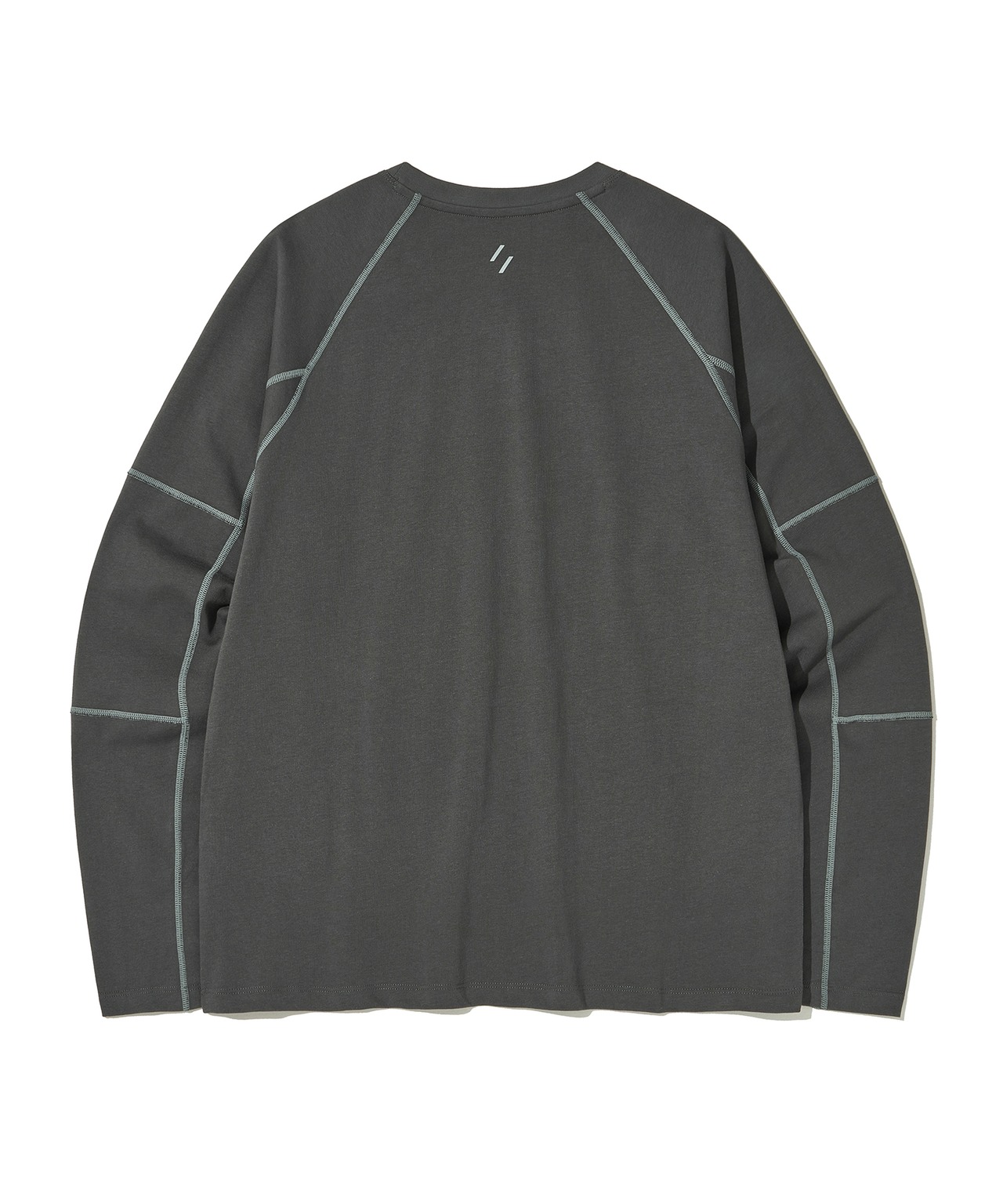 CONTRAST WONDER LONG SLEEVE T-SHIRT_CHARCOAL