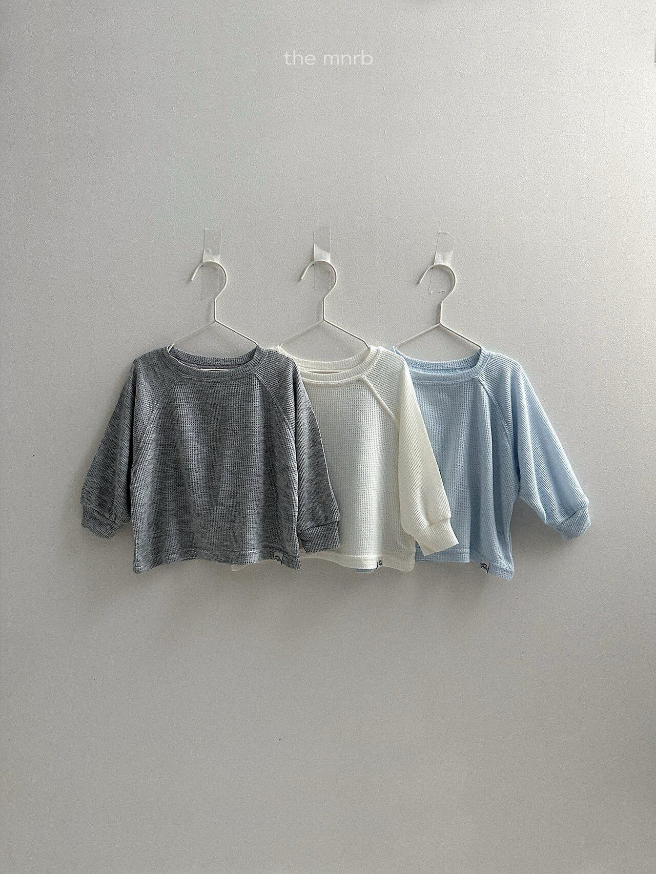 〘予約〙minirobe / waffle long T-shirt