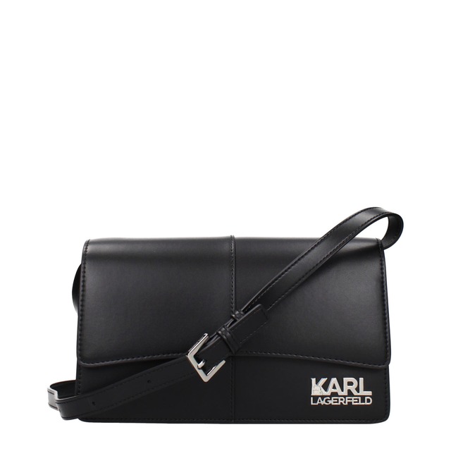 KARL LAGERFELD カールラガーフェルド レディース クロスボディバッグ ポリウレタン ブラック