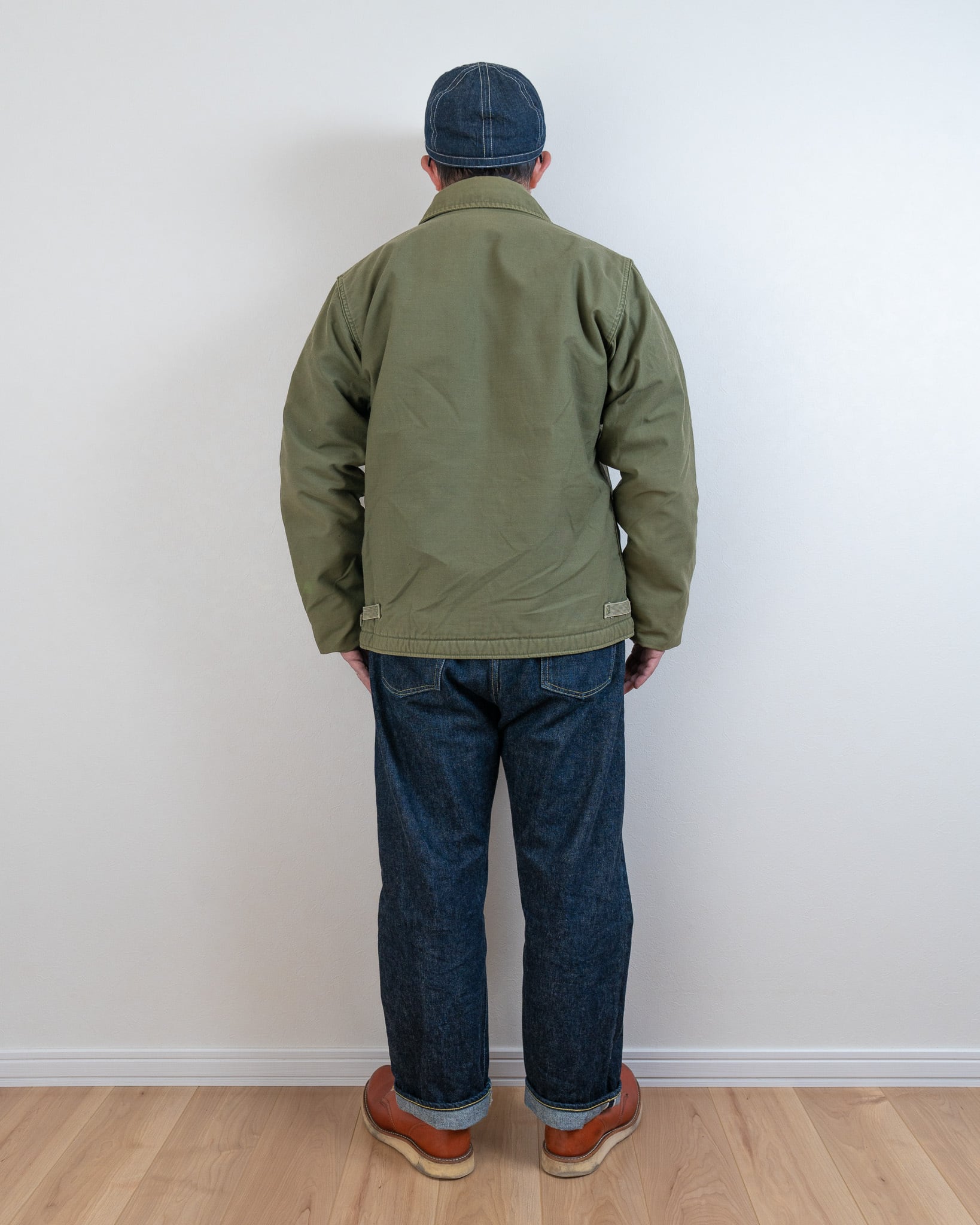 MEDIUM】U.S.Navy A-2 Deck Jacket 