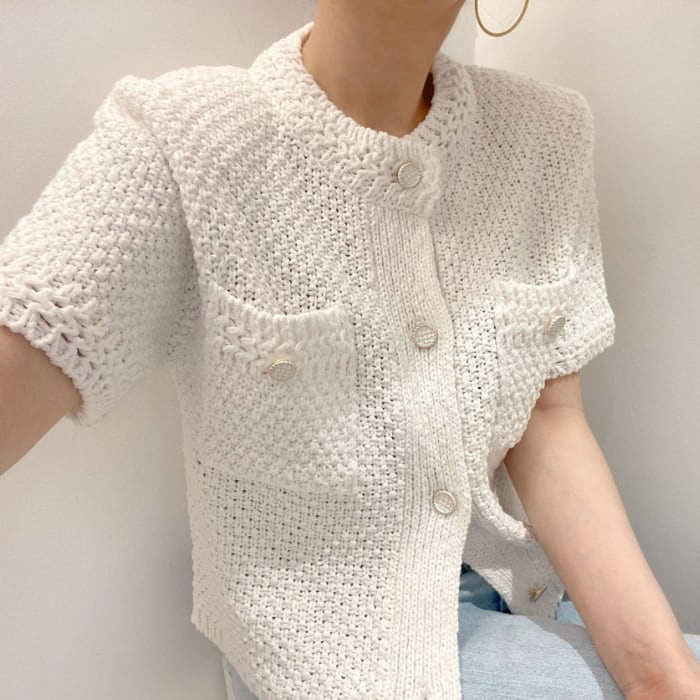 ファンシーヤーン ジャケット カーディガン 3412812