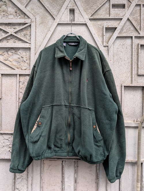 "POLO BY RALPH LAUREN" fleece swing top jacket / made in USA