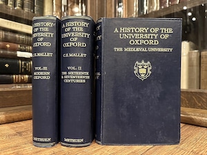 【SO020】【FIRST EDITION】A HISTORY OF THE  UNIVERSITY OF OXFORD