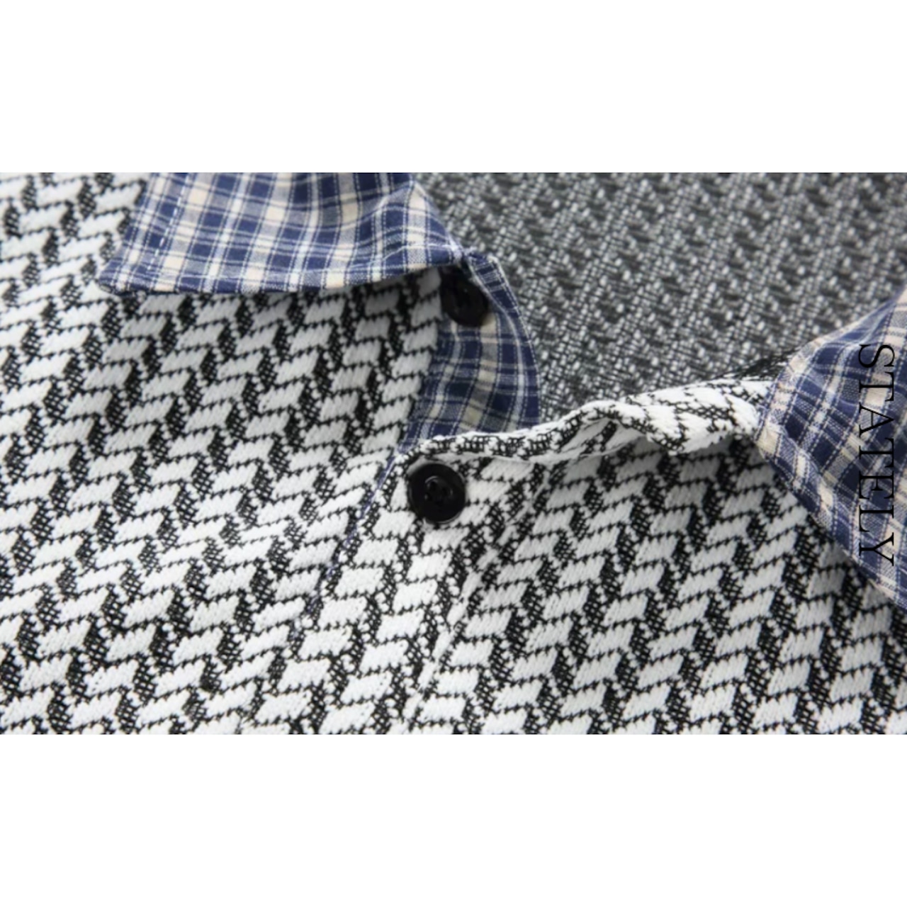 Check Collar ポロ/3color_T303・画像9