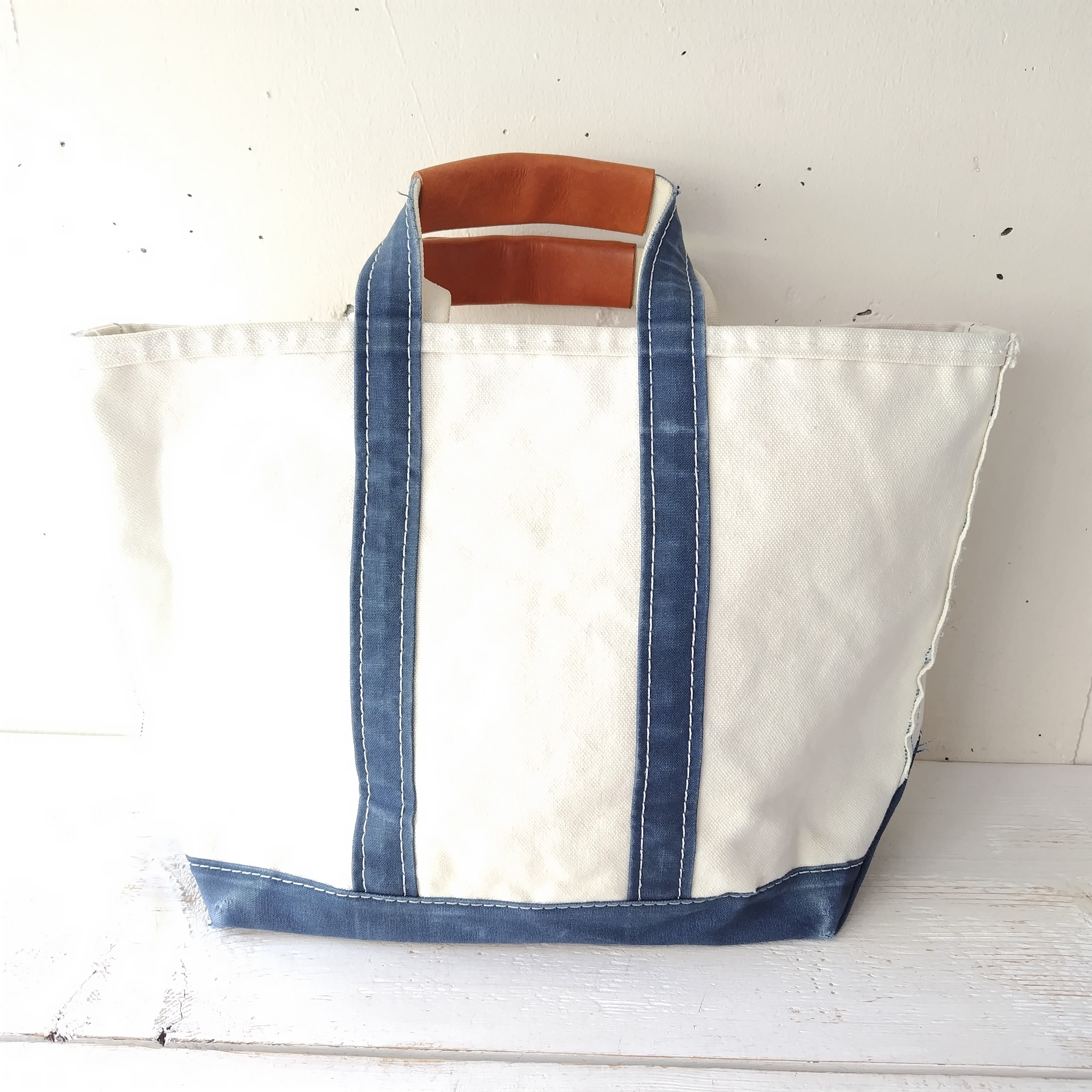 り*ご様 【希少】70〜80s llビーン トートバッグ ブロック体タグ / S L.L.Bean - L.L.BEAN エルエルビーン 70s トートバッグ 筆記体 サイド