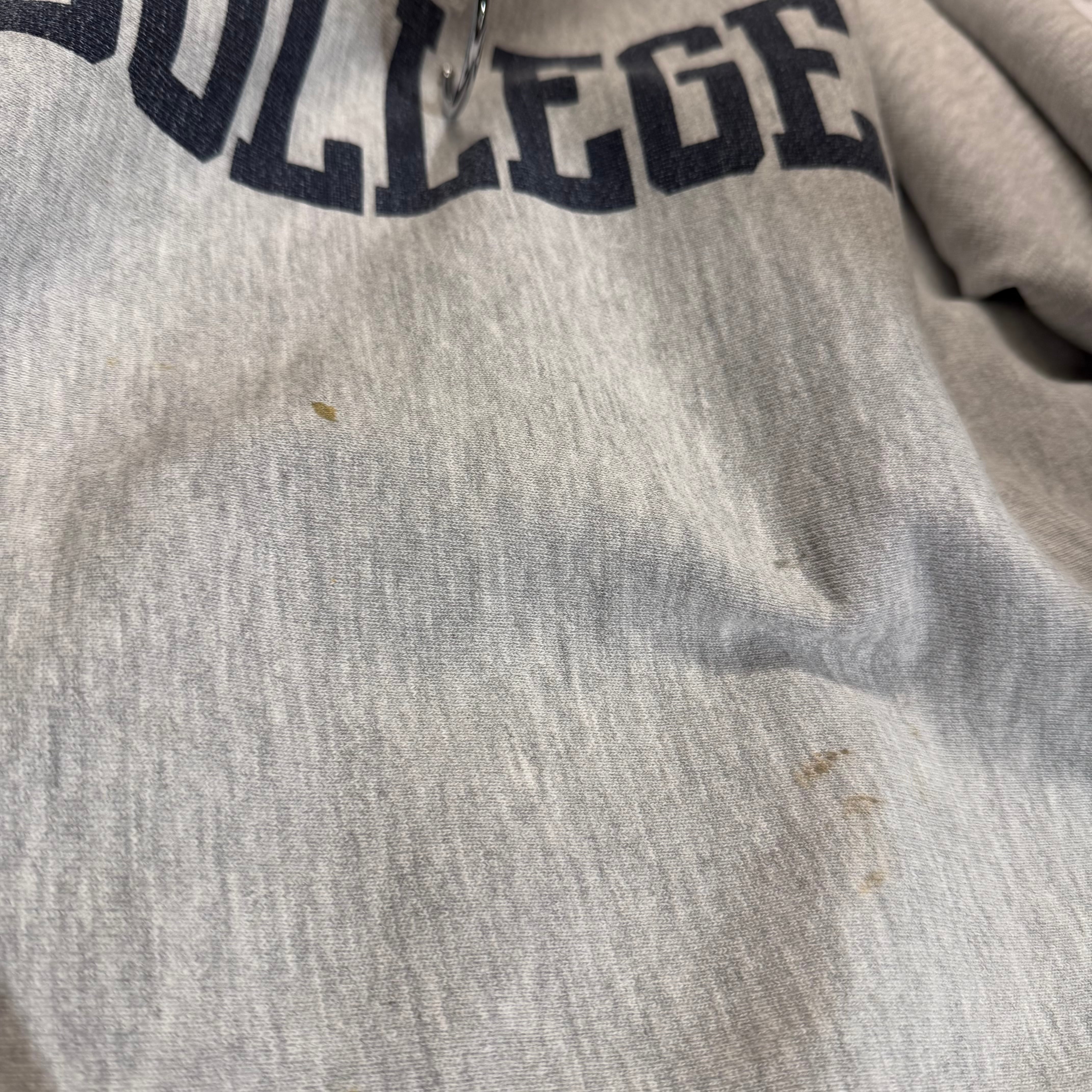 90s Reverse Weave Crew Print “染み込み” | BerBerJin / & BerBerJin