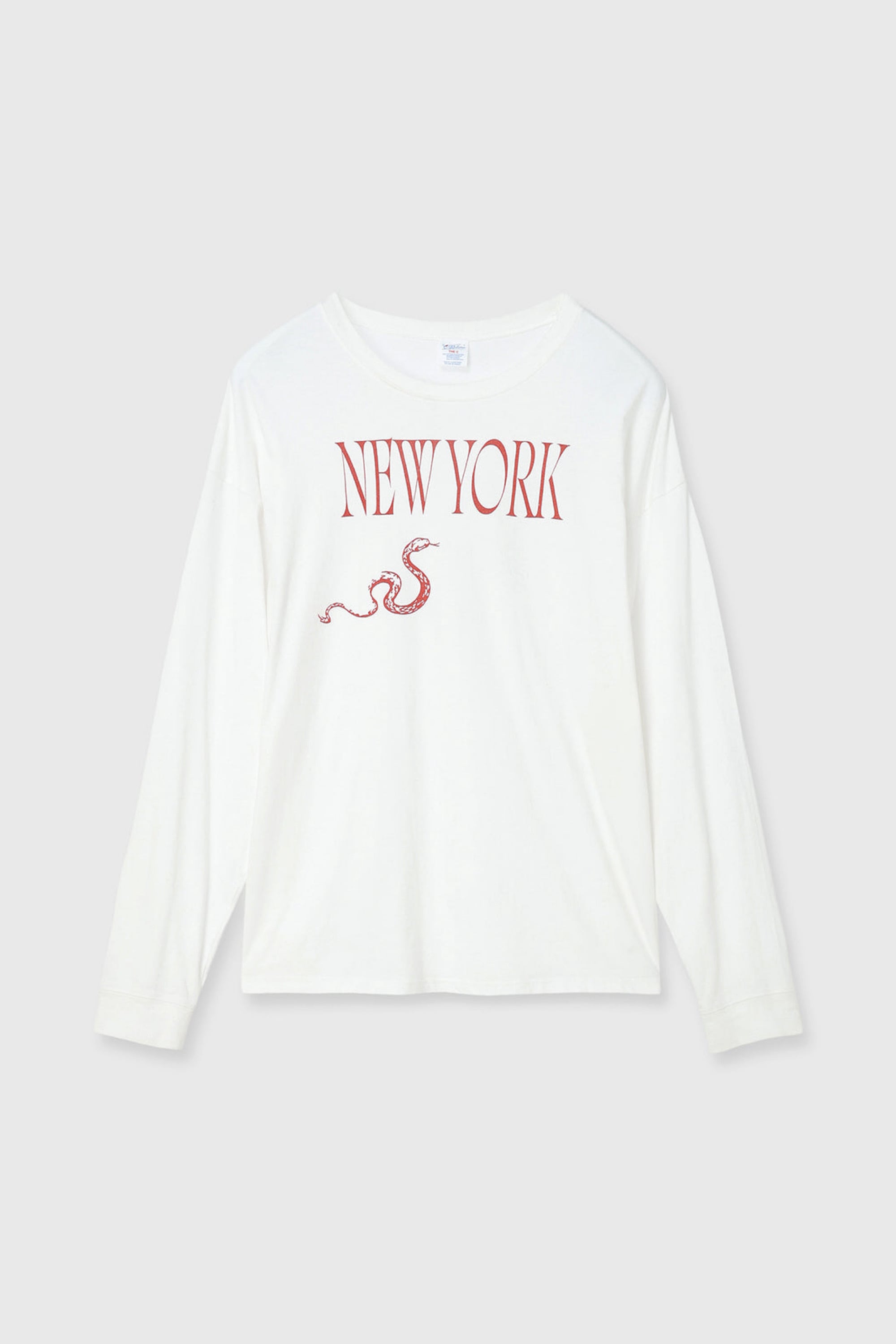 CREDONA PARMANENT L/S TEE パーマネントロングスリーブT NEW YORK