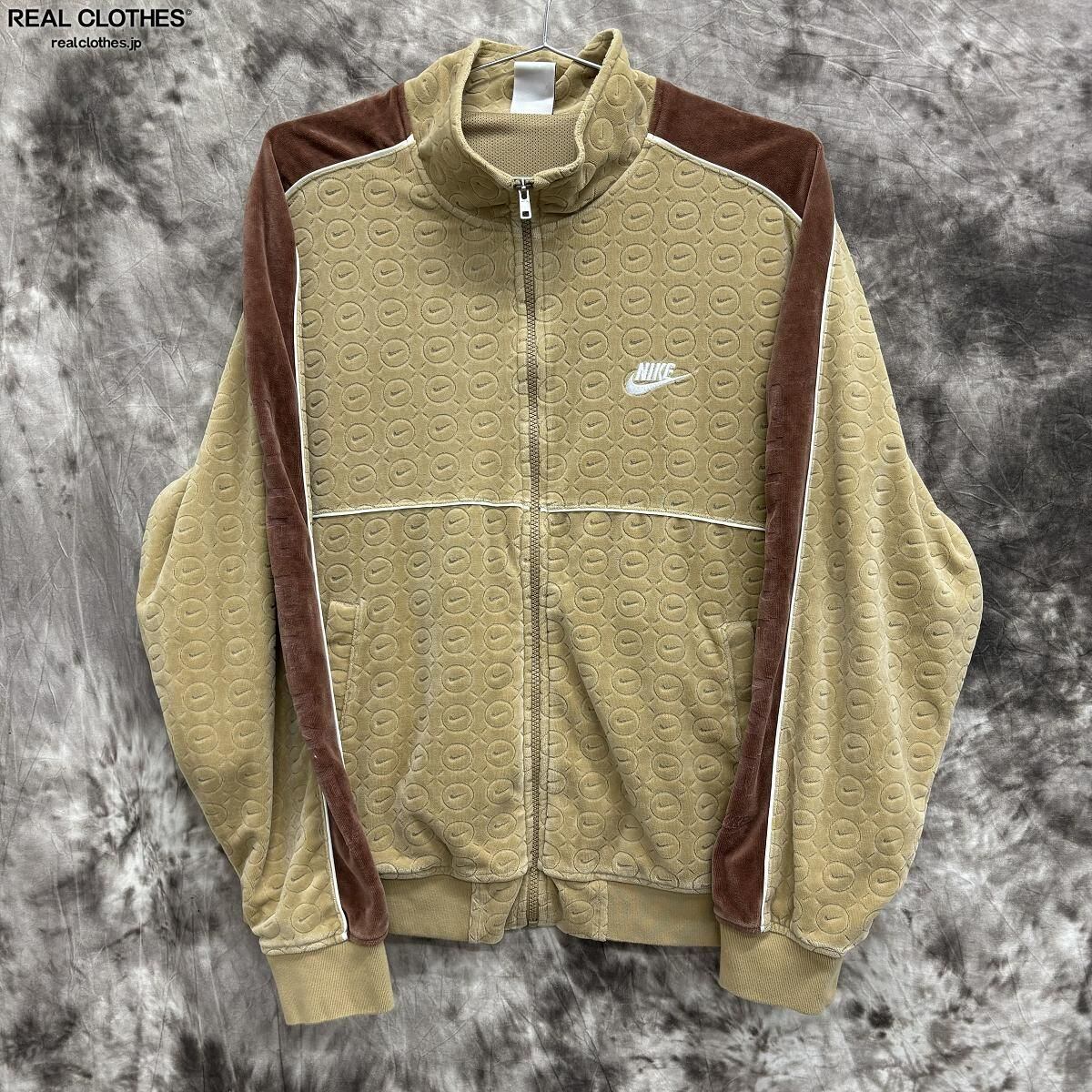 SUPREME NIKEシュプリームナイキベロアトラックジャケット赤L（楽天 