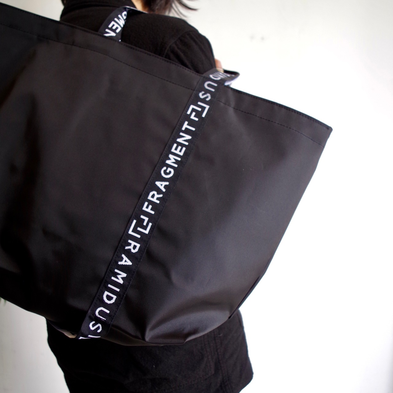 FRAGMENT DESIGN × RAMIDUS   TOTE BAG (L)