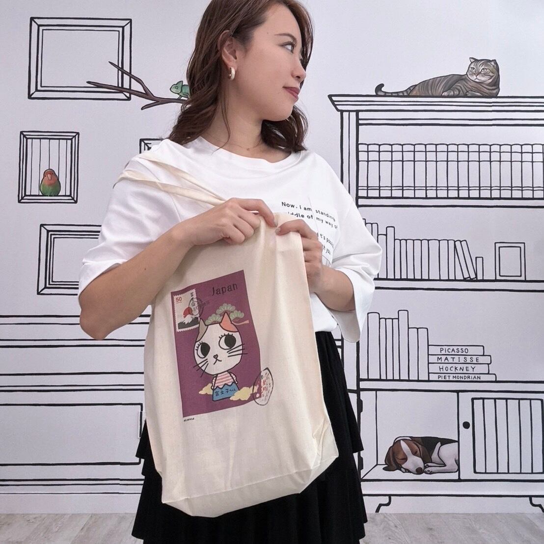 Asahiくんの彼女《ふじこ》トートバッグ　1900円