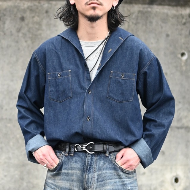OLD JOE / CAMP COLLAR MARINE SHIRTS (Long-Sleeve)