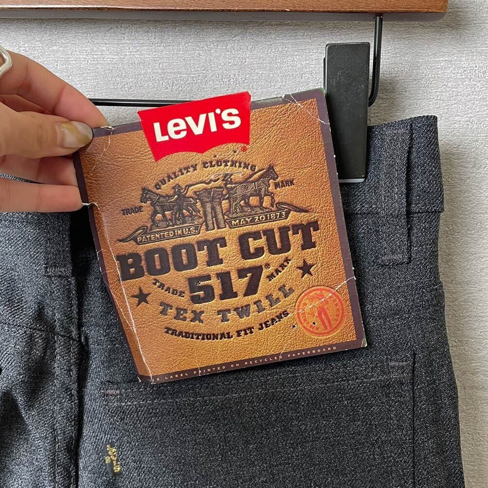 [DEADSTOCK] LEVIS / MADE IN USA BOOT CUT PANTS 517 W29/L30