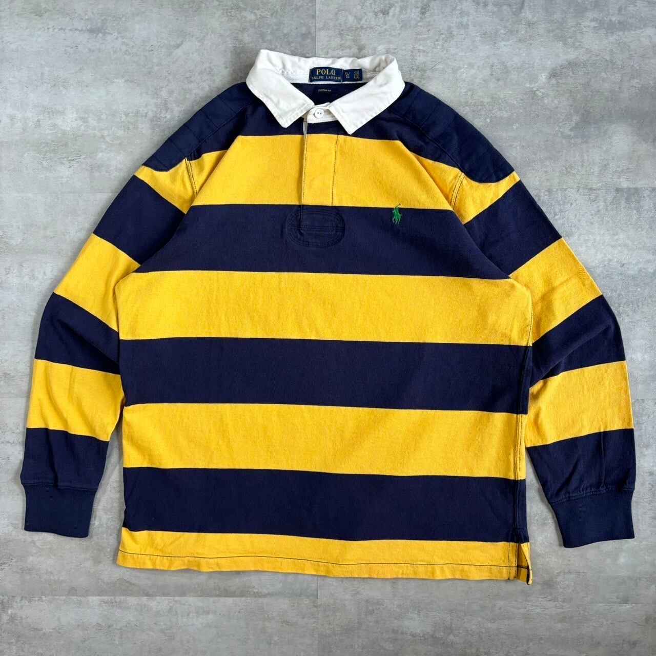ポロラルフローレン ラガーシャツ ボーダー XL No.1363