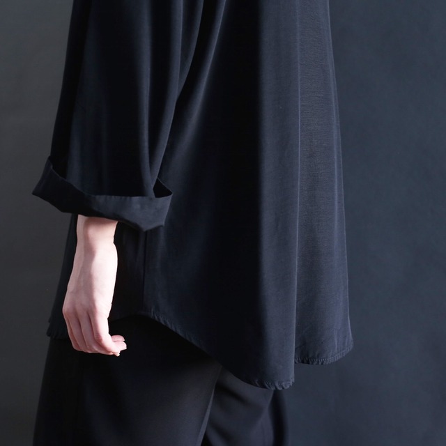 black one tone mode china shirt