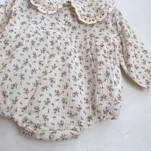 flower frill rompers