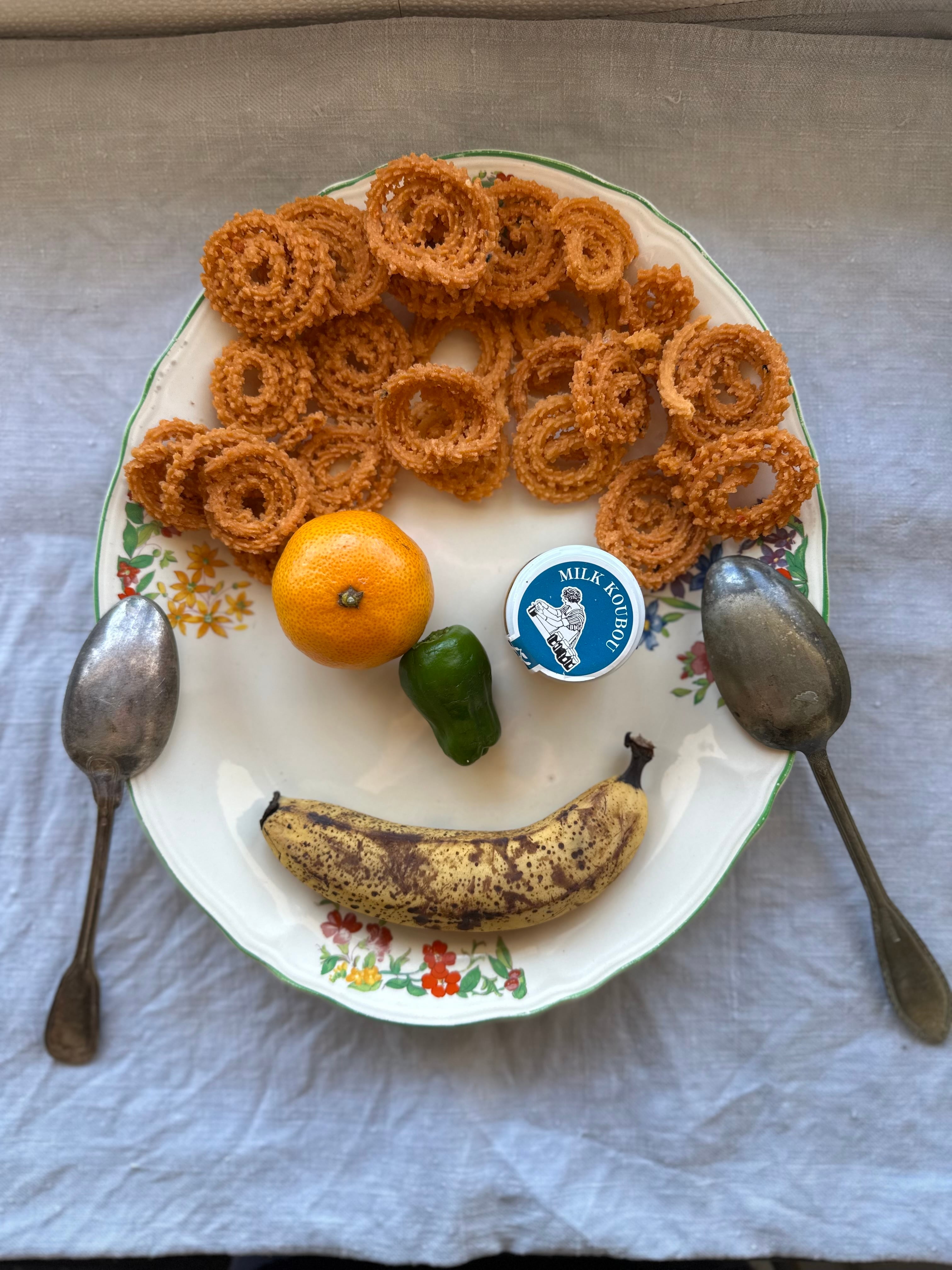 Vintage England pottery Oval Plate