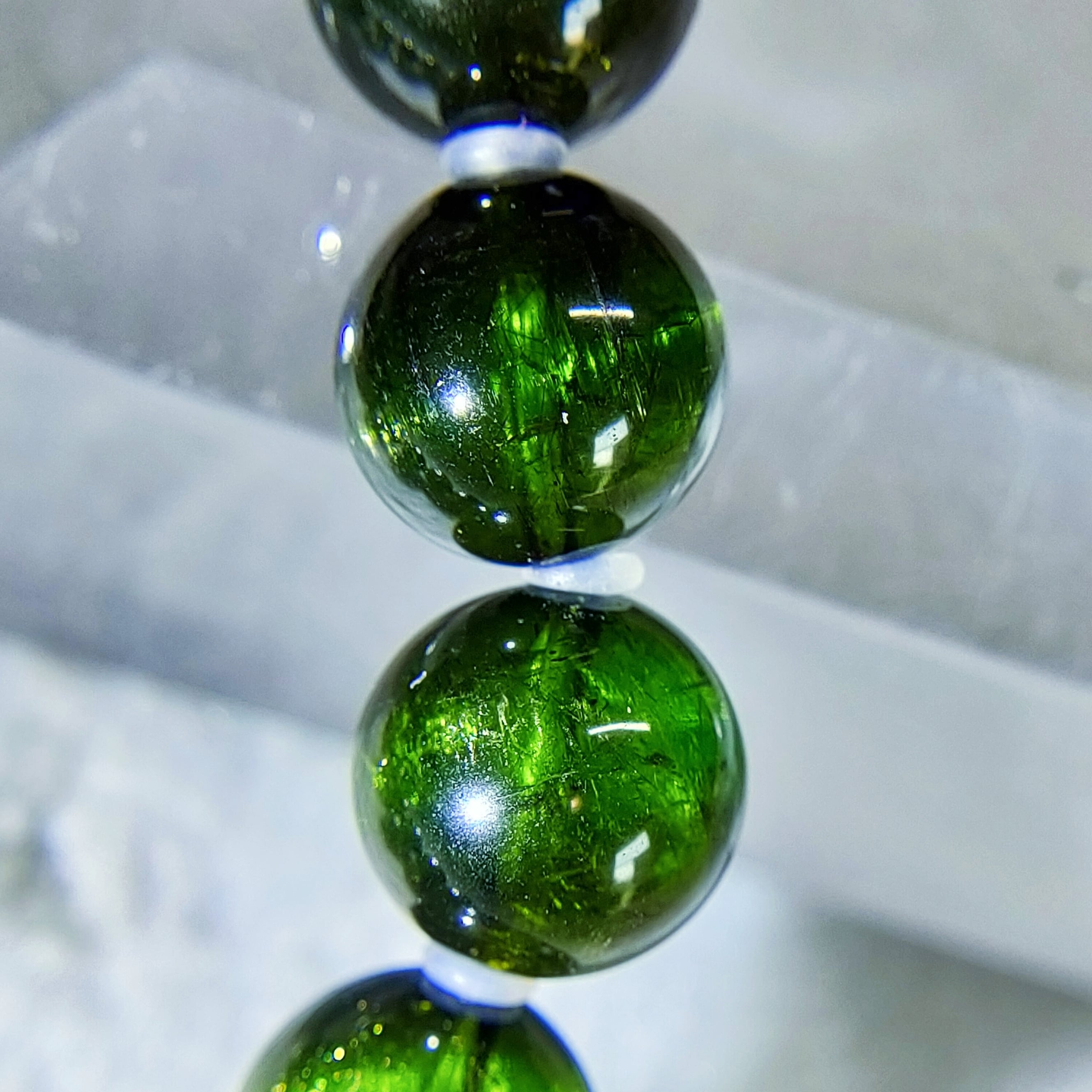 最高級 宝石質 天然 グリーントルマリン ベルデライト 10mm