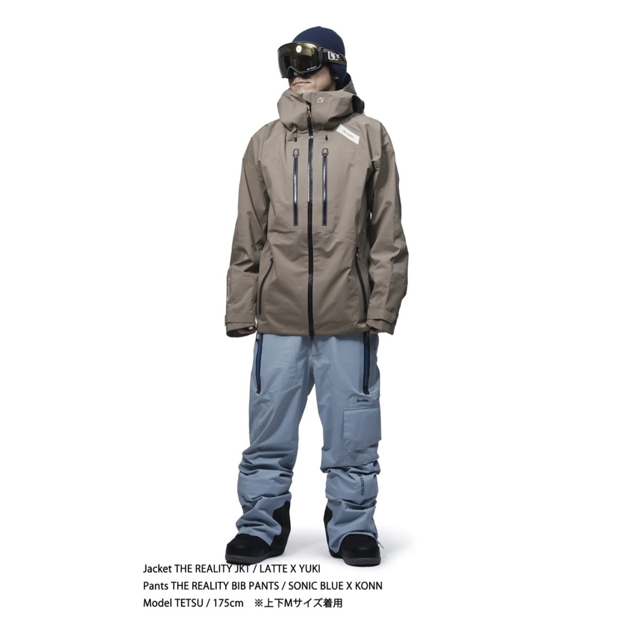 REW 『 REALITY BIB PANTS 23 』24-25 早期予約 GORE-TEX スノーボード  