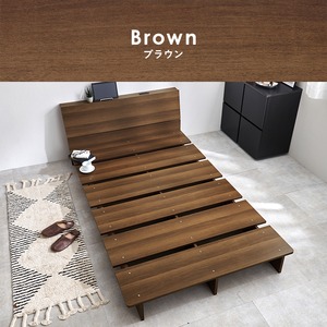 【組立式】耐荷重350kg シングルベッド 棚 コンセント付きステージベッド 2色展開 一人暮らし ワンルーム 幅120cm