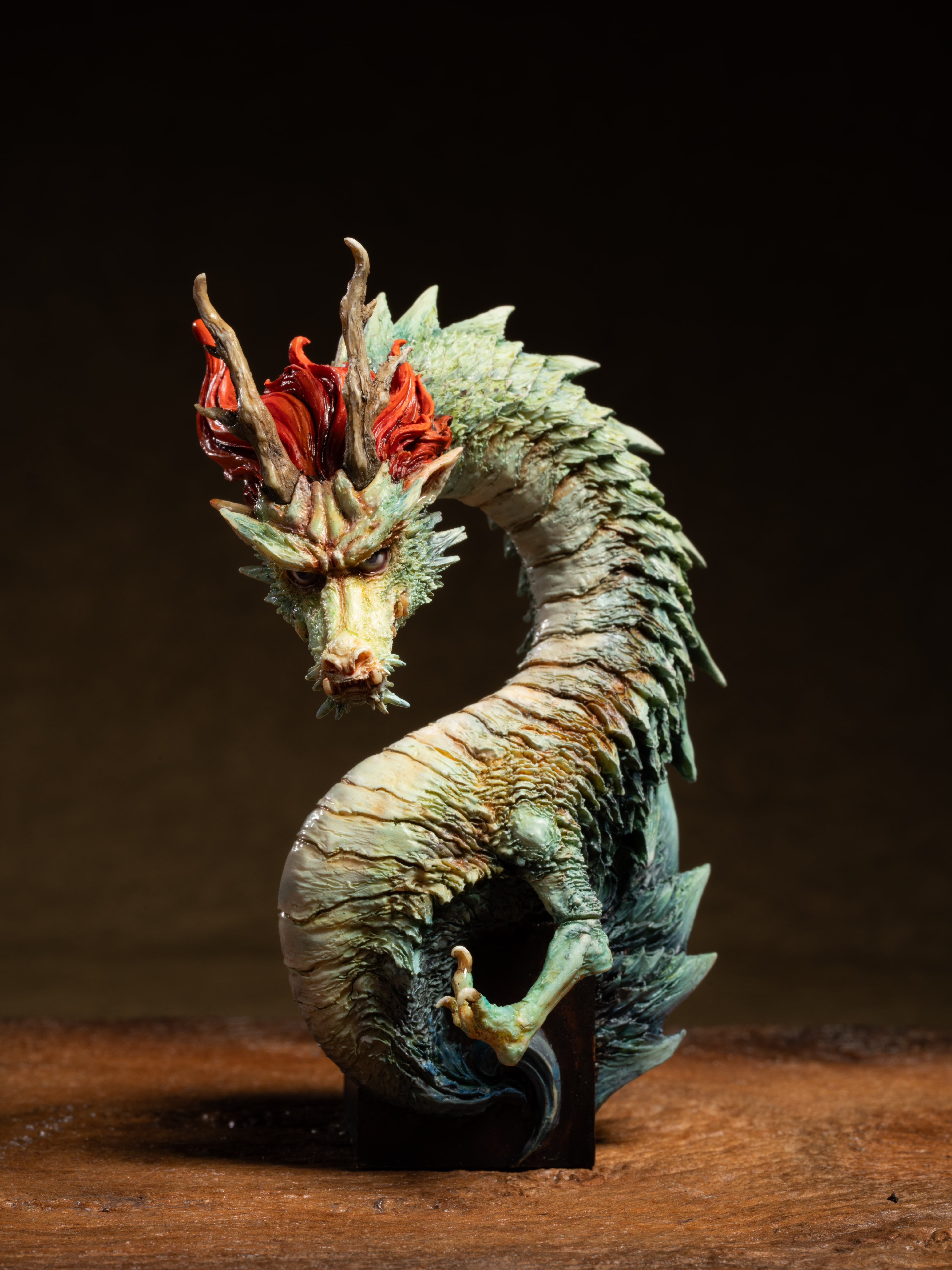 龍胸像 塗装済み完成品 ver.B ｜高木アキノリ | sumart