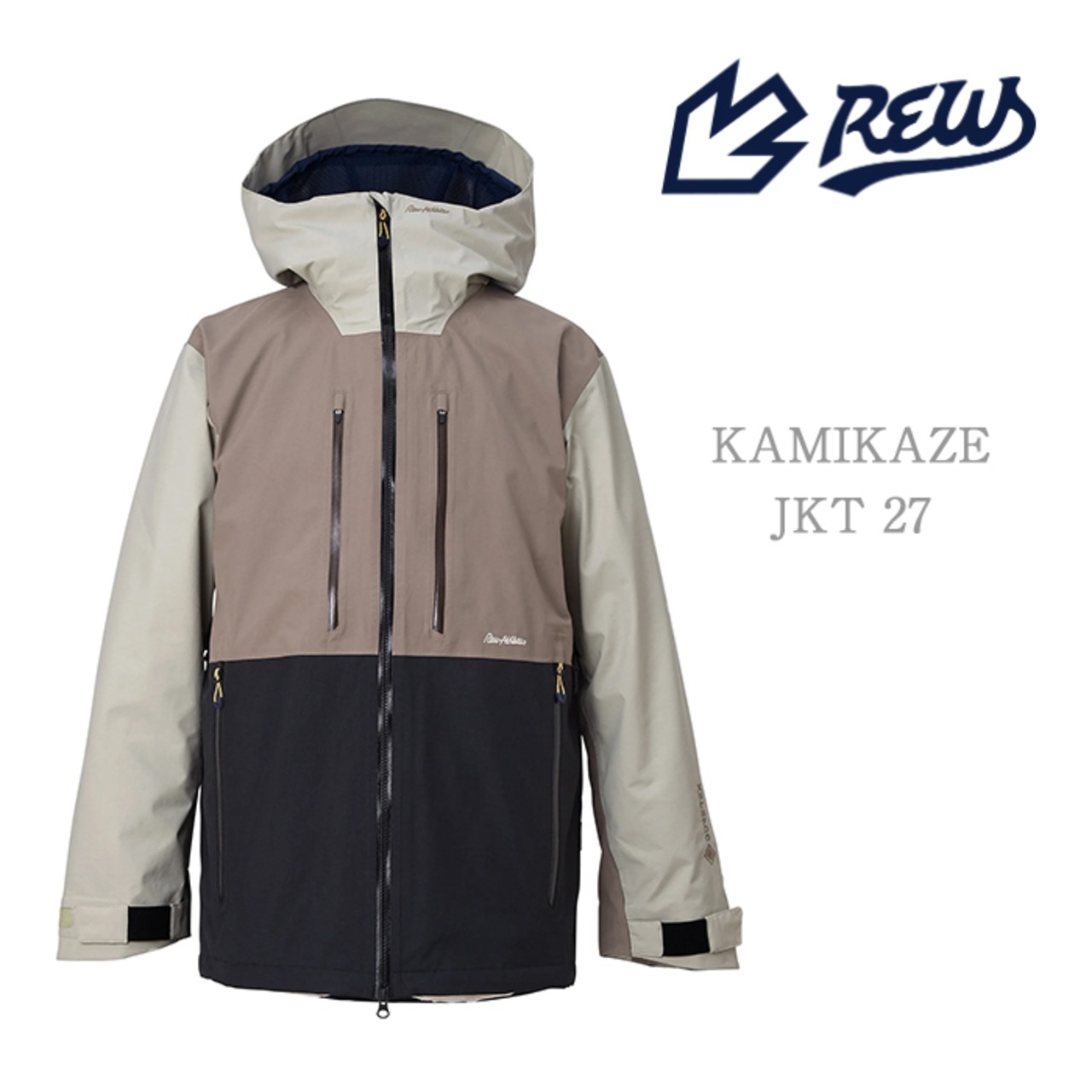 BONFIRE スノーボードジャケット フード付き ブラック/グレー Mサイズ  