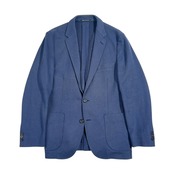 UNITED ARROWS GREEN LABEL RELAXING グリーンレーベルリラクシング ECOPET メッシュ テーラードジャケット 48/ネイビーブルー系 メンズ 春夏