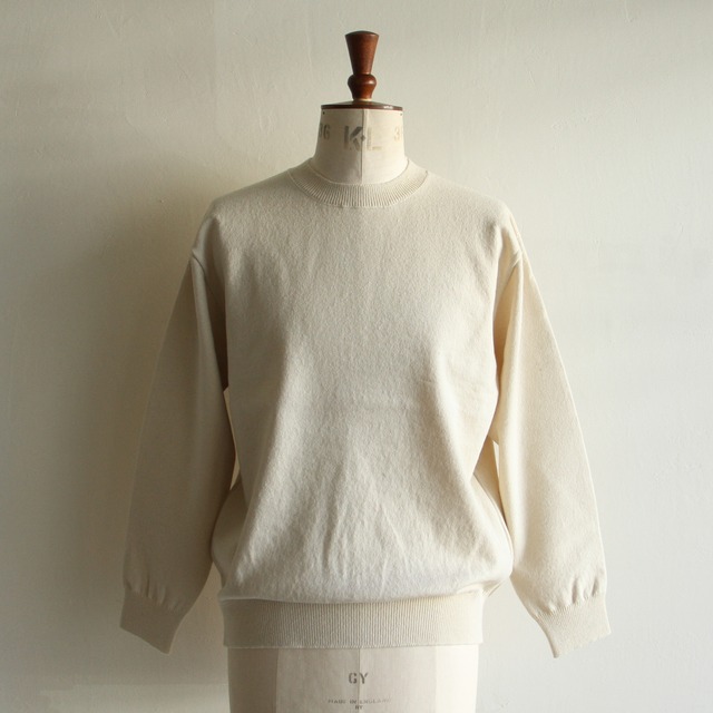 Yonetomi【 unisex 】Rigid cashmere garment dyed sweater