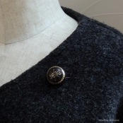 アンティークジュエリー ピクウェ ブローチ 【薔薇・すみれ】（ソーティングメモ付）