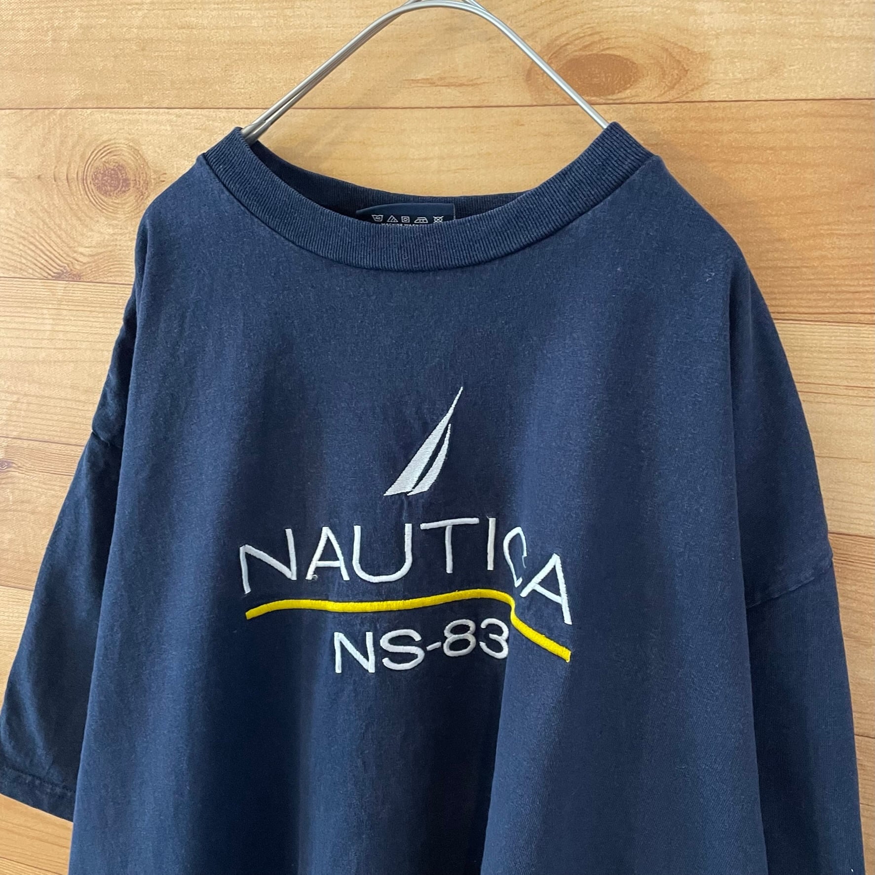 NAUTICA】刺繍ロゴ 半袖 Tシャツ ノーティカ XL ビッグサイズ オーバー ...