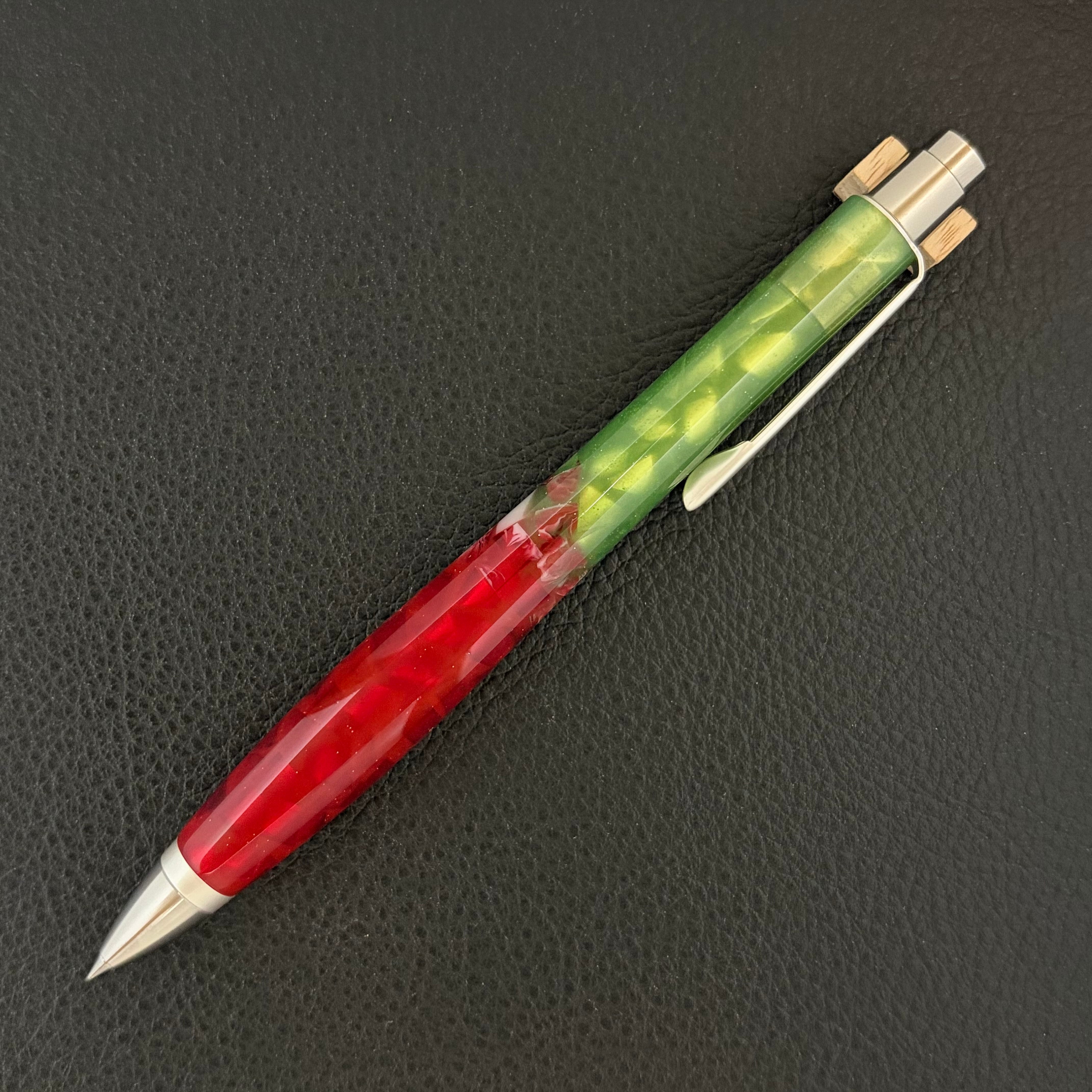 匠衆・朱椿粋（旧ウッドペンクラフト）レジンペン朱椿　0.5mmボールペン レジンペン「朱椿(あけつばき)」-307121926】ボールペン | 匠衆・朱椿粋