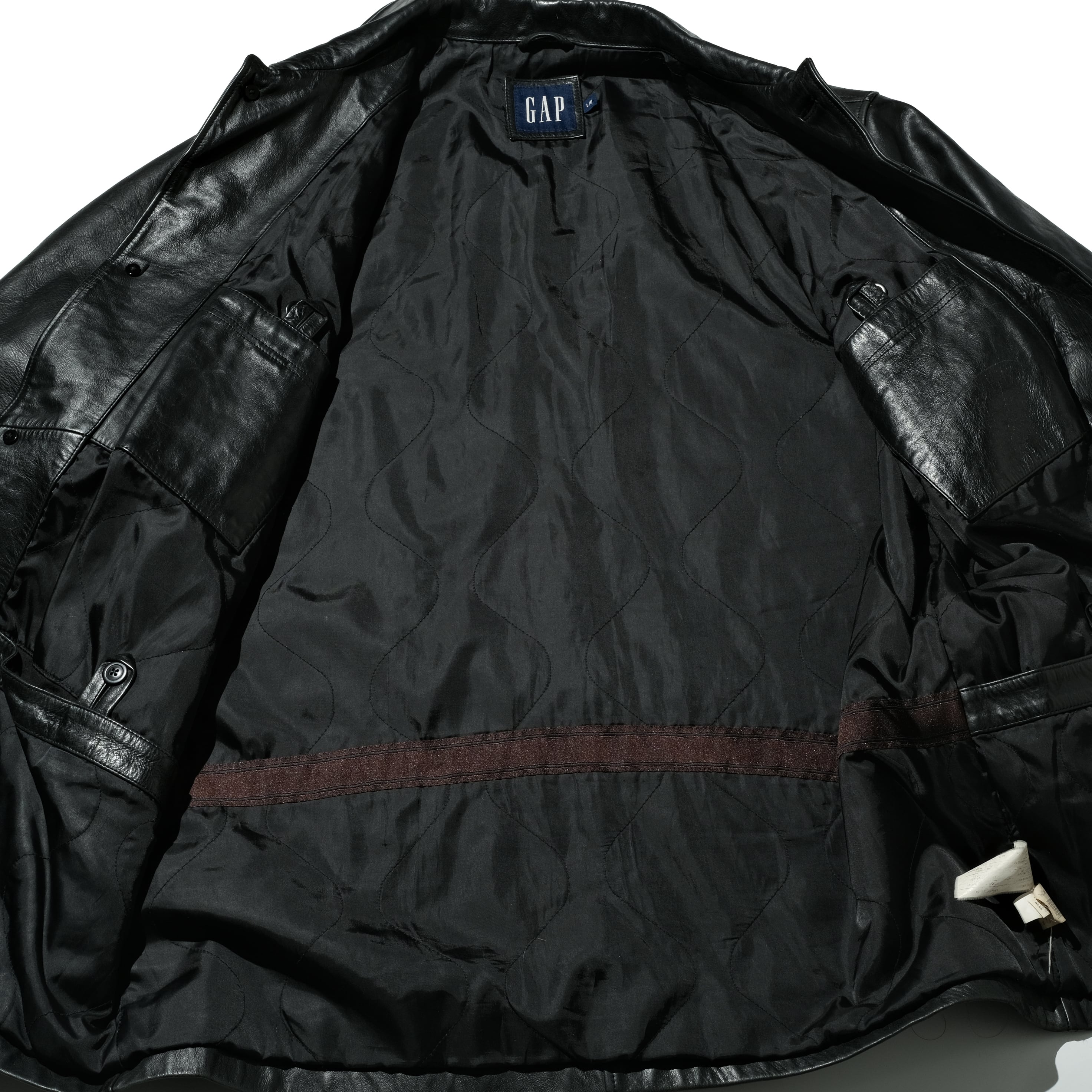 00's OLD GAP leather car coat [L] | PAY ID