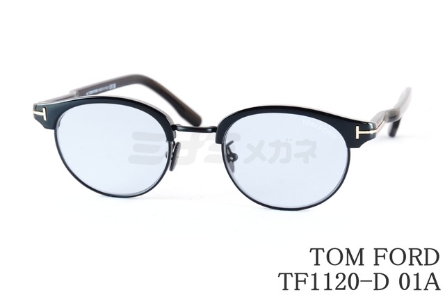 日本限定 TOM FORD サングラス TF1120-D 01A サーモント ブロー オーバル コンビネーション クラシカル メンズ レディース ITALY イタリア製 トムフォード