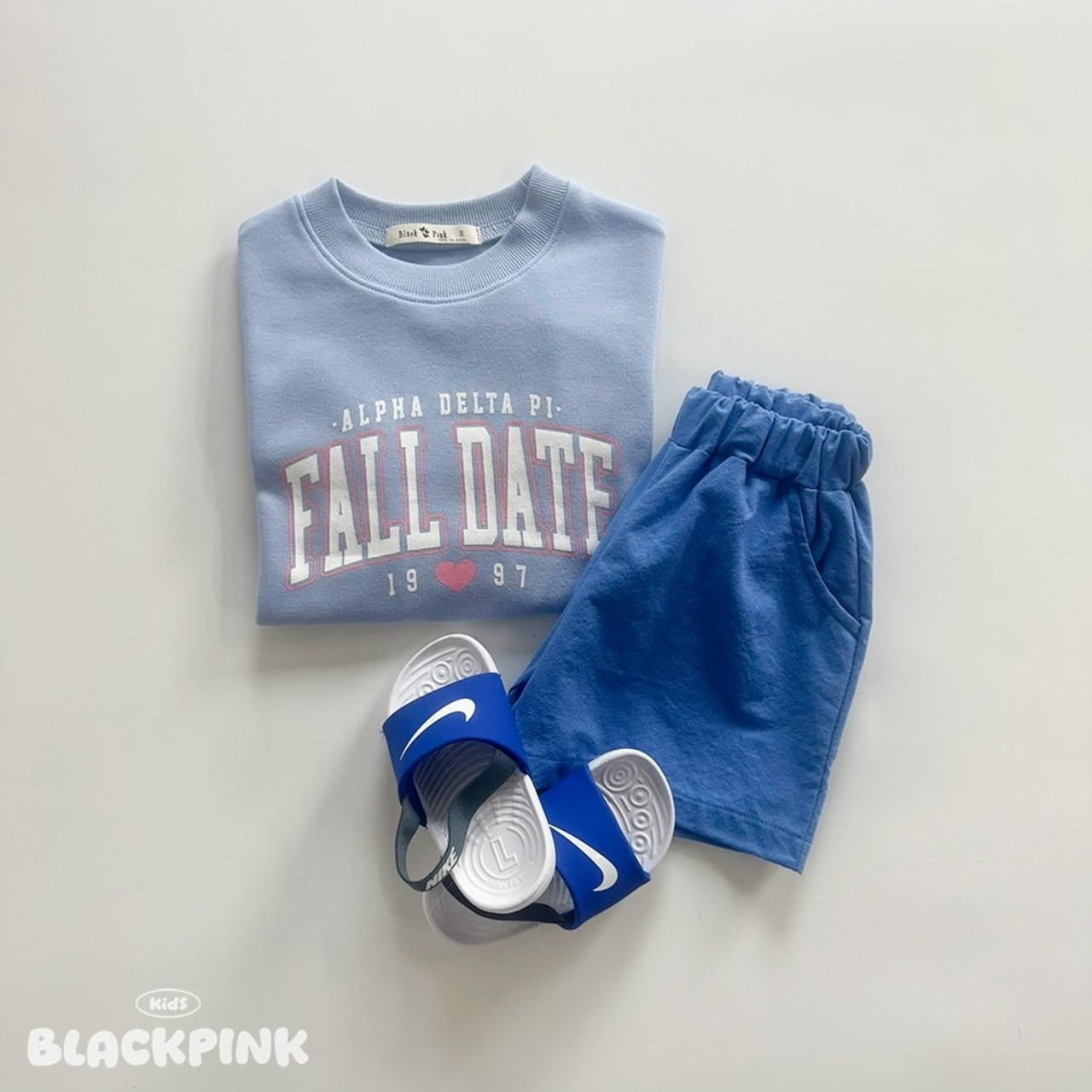 [BLACKPINK] DATE short-sleeve sweatshirt (2XL) / [블랙핑크] DATE반팔맨투맨 (2XL)