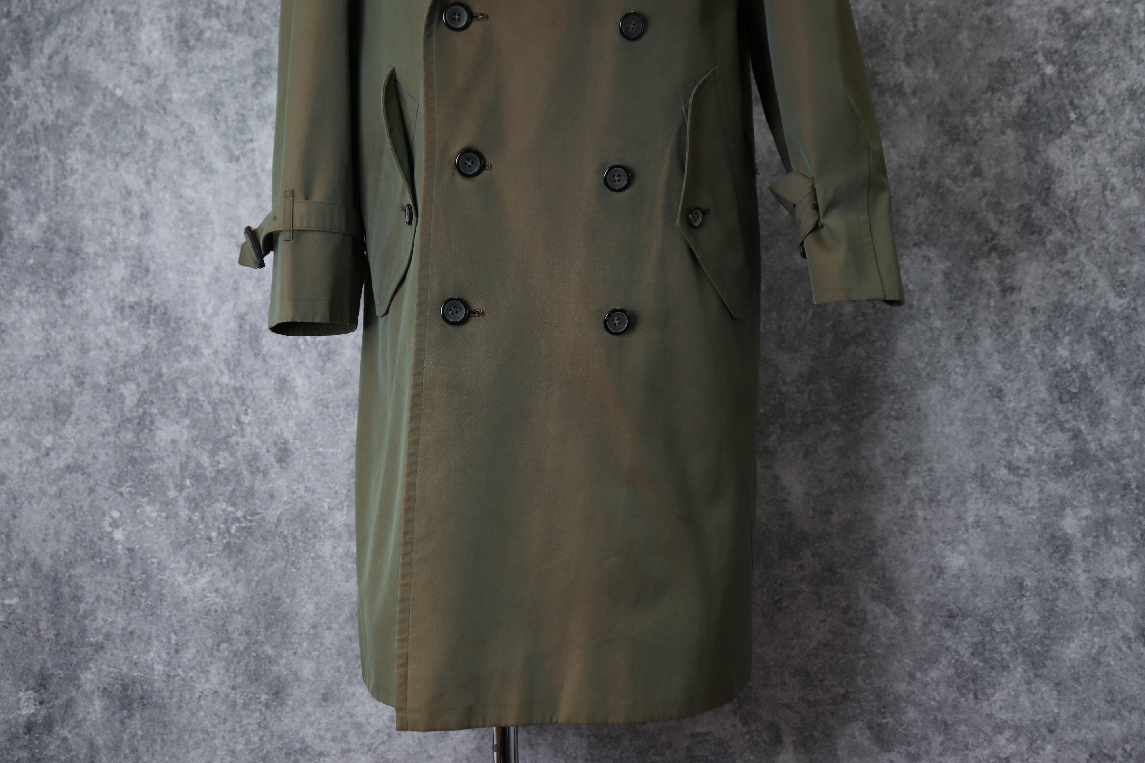 's〜's Vintage Burberry's Trench coat Color of Jewel beetle