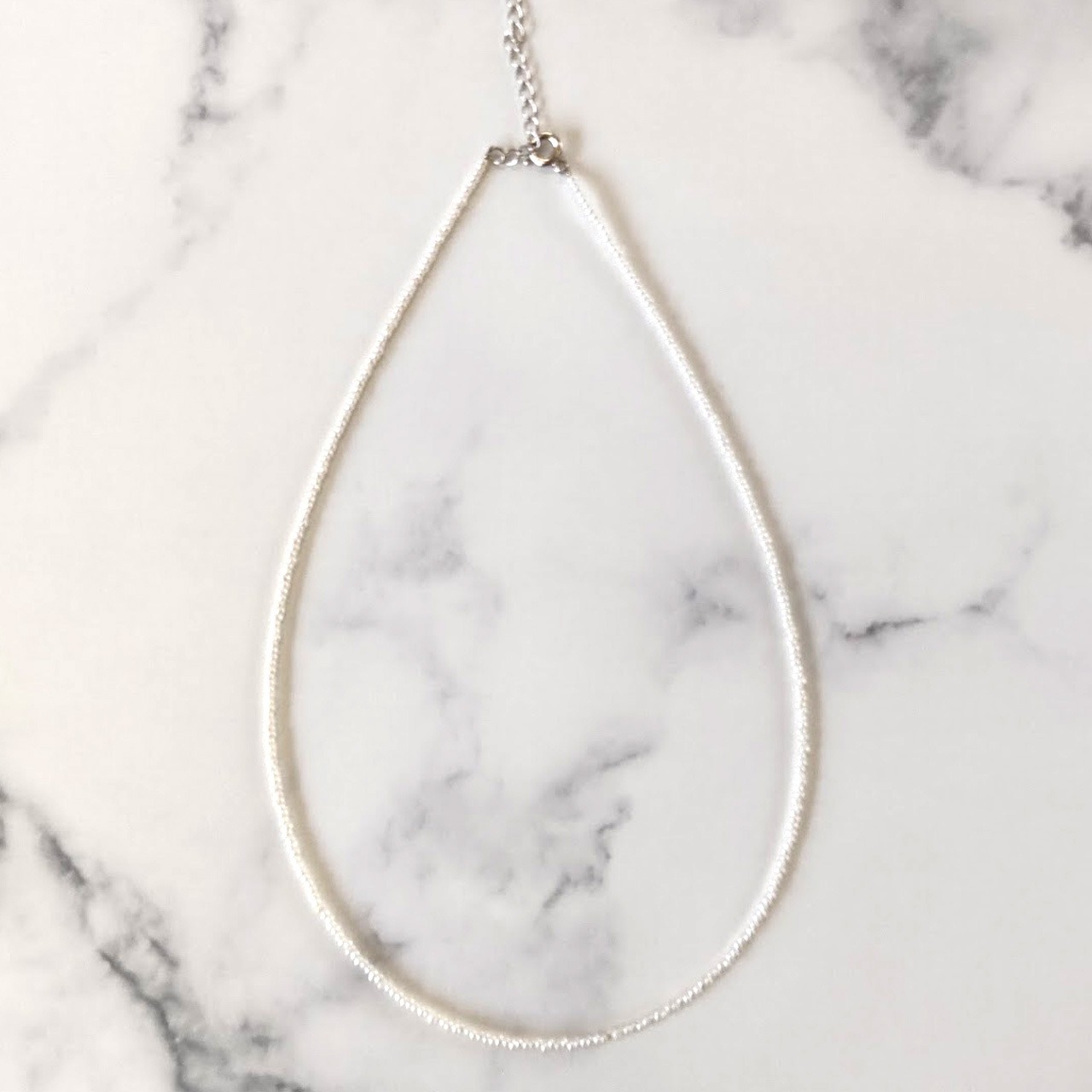 淡水パール6mmペンダントトップ付き　極小淡水真珠 ネックレス