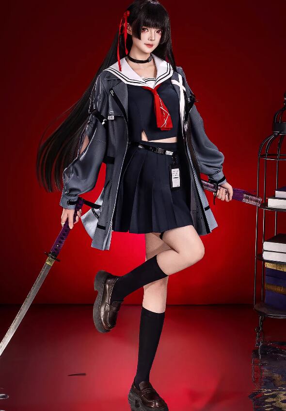 鳴潮 千咲 コスプレ衣装 ウィッグ 鳴潮(Wuthering Waves) 千咲 コスプレウィッグ コスプレ衣装