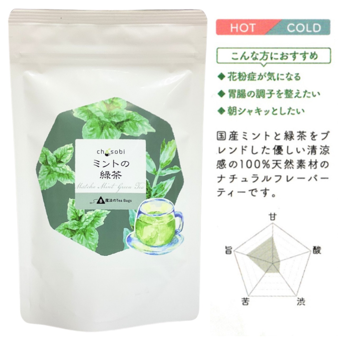 ミントの緑茶（Chasobi）