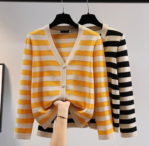 【大きいサイズL-4XL】ファッションカットソー♪イエロー/ブラック2色展開◆#schmnh-217597