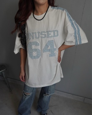 【unused.lab】Sideline denim patch CS/Blue