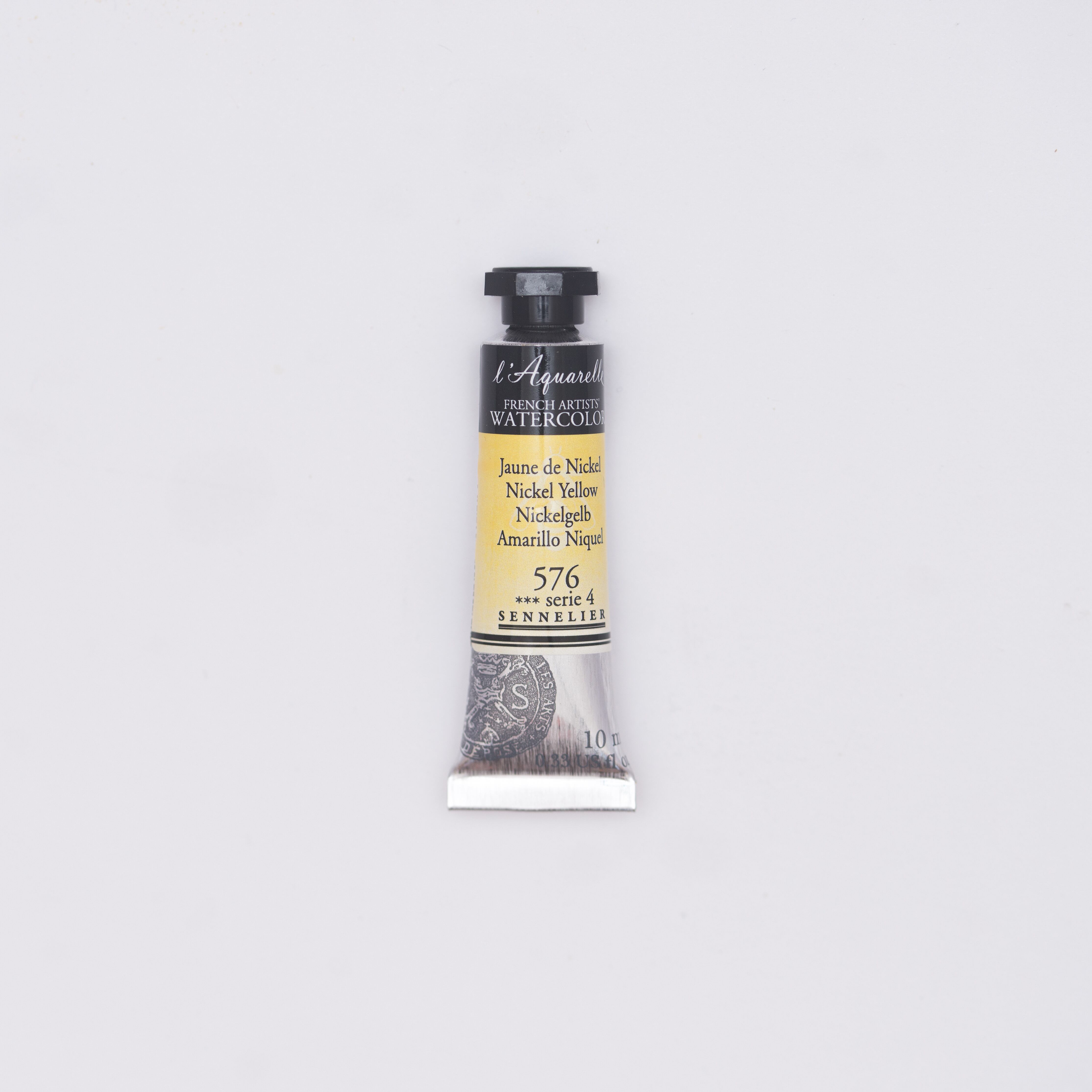 セヌリエWC 576 ニッケルイエロー 透明水彩絵具 チューブ10ml S4