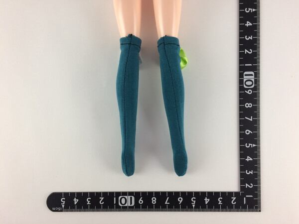 ドールアクセサリ 1/6 女性用 靴下 ストッキング 青緑 BS168 - 画像2